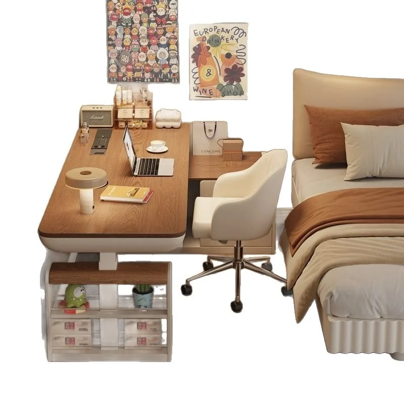 Intelligent lifting desk, student computer desk, Italian minimalist home office integrated senior desk