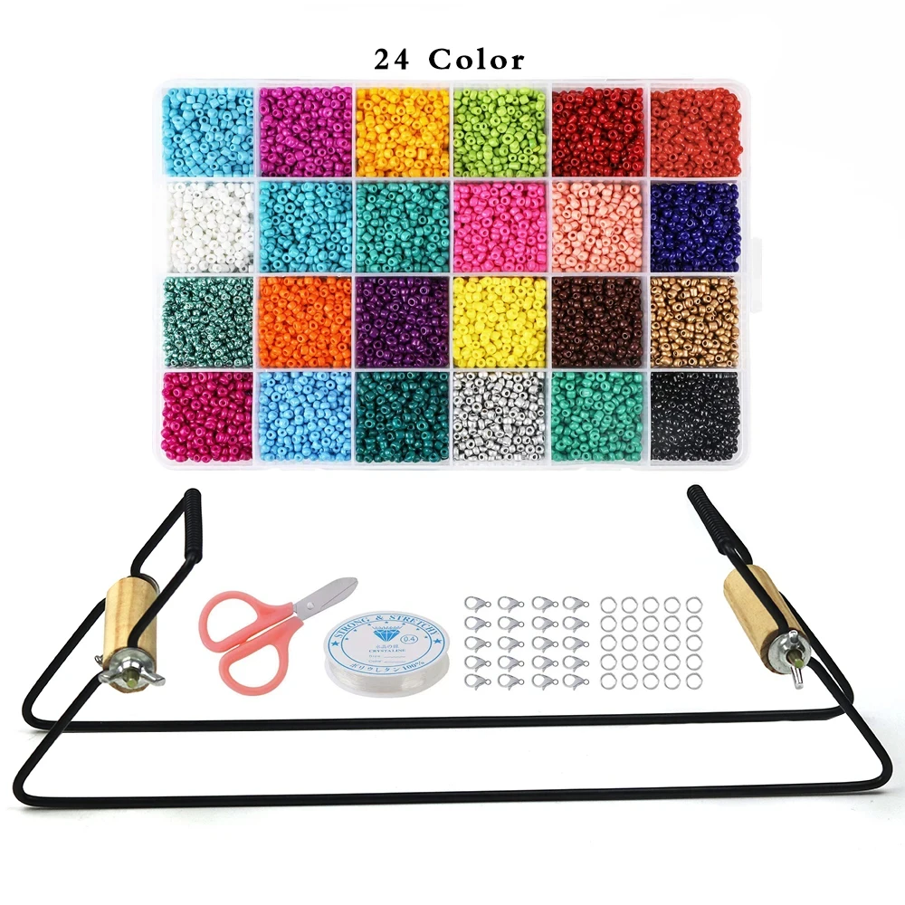 Creative Metal Bead Loom Kit for DIY Bracelet Making