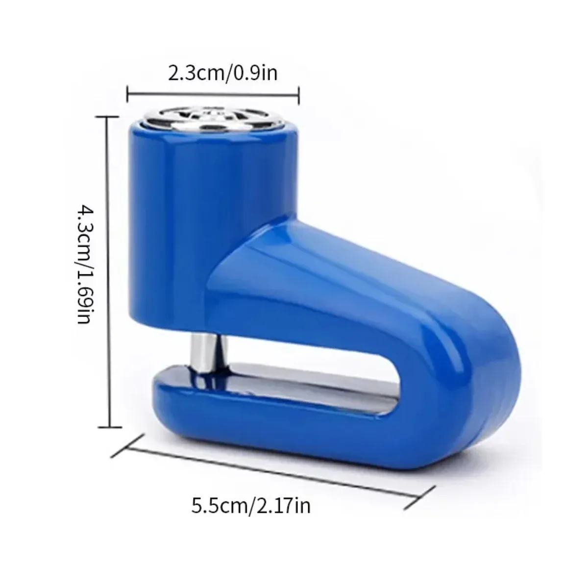 Anti-Theft Motorcycle Disc Brake Lock Safety Wheel Lock Includes 2 Keys Uses For Mountain And Road Bikes view 5