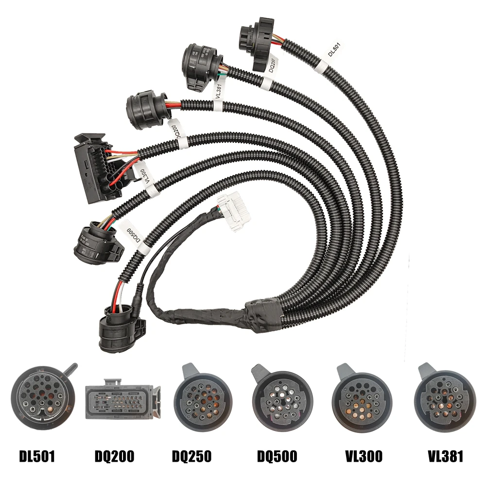 Update Version for VAG for VW Gearbox Adapter Cables Read and Write Work with ECU FLASH for DQ250 DQ200 VL381 VL300 DQ500 DL501