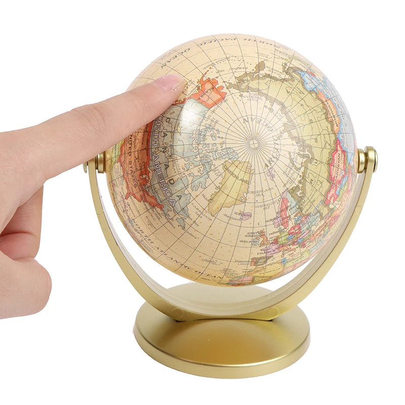 Terrestrial Earth Globe World Map With Stand Geography Education Toy Home Decoration Office Ornament Kids Gift