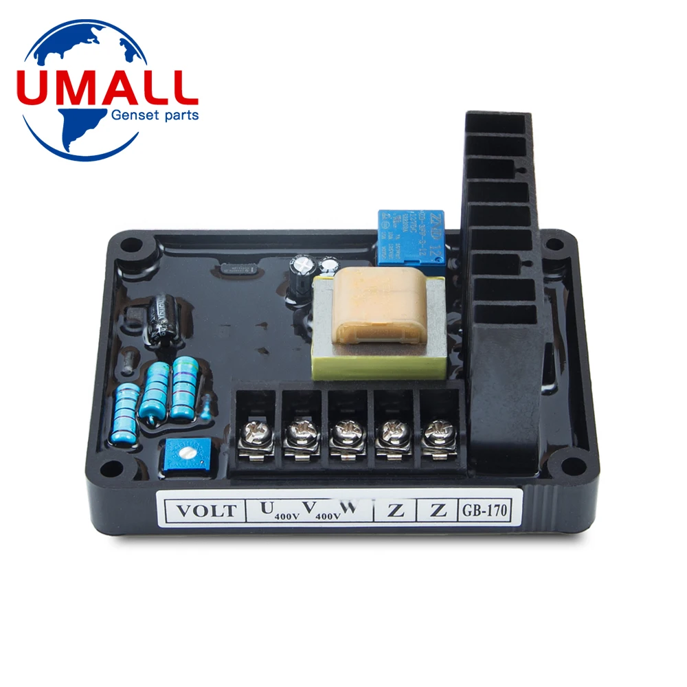 Three Phase Brush Type Generator AVR Circuit Diagram GB-170