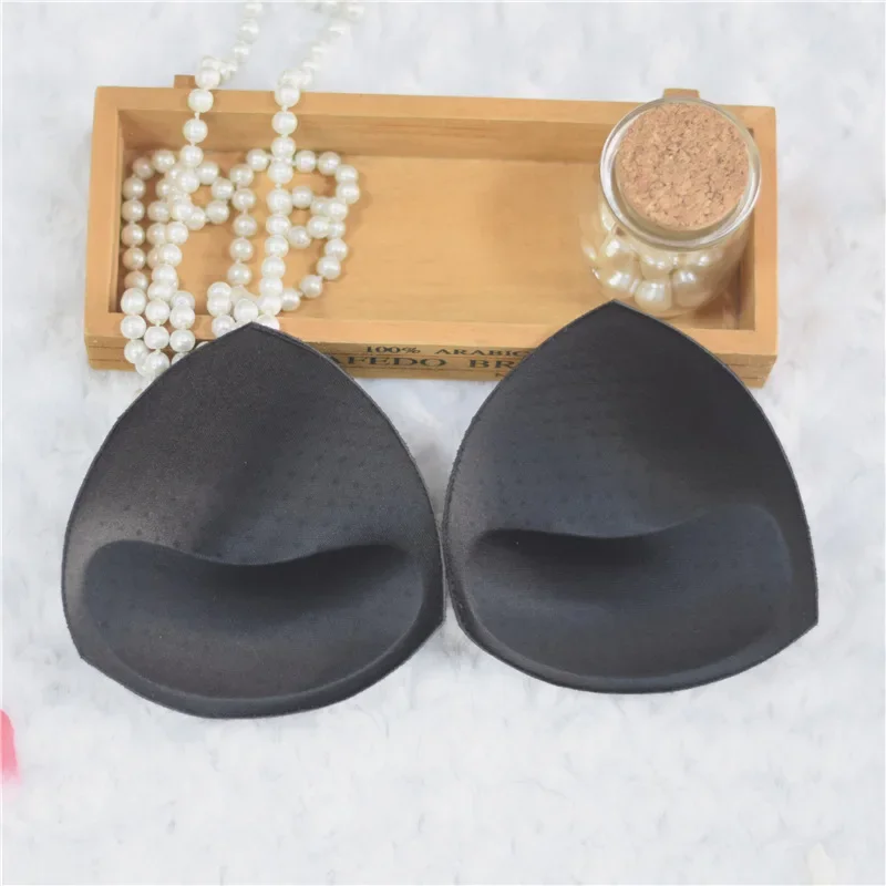 1 Pair/Lot Women Chest Cups Yoga Bra Padding Insert Breast Sponge Thick Enhancer Push Up Bikini Bra Pads for Swimsuit