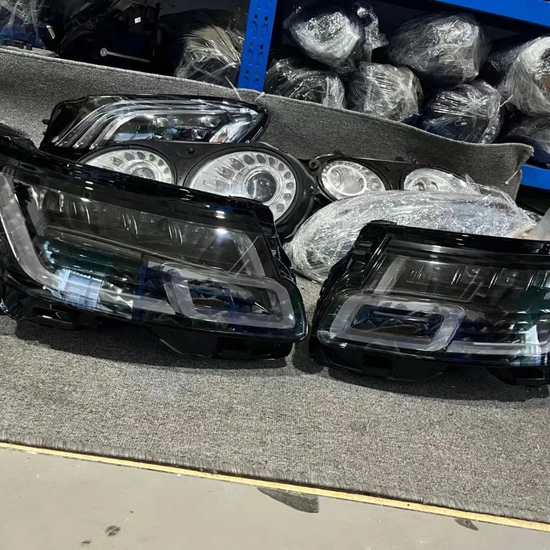 Applicable to 18-21 Range Rover executive high-end LED lights, four-eye matrix headlights, Chen Tian car dismantling parts