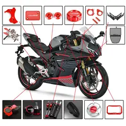 CFMOTO 450SS 450 SS 2023 2024 için motosiklet aksesuarları fren debriyaj kolu el Bar biter yakıt deposu kapağı cam ekran Visor