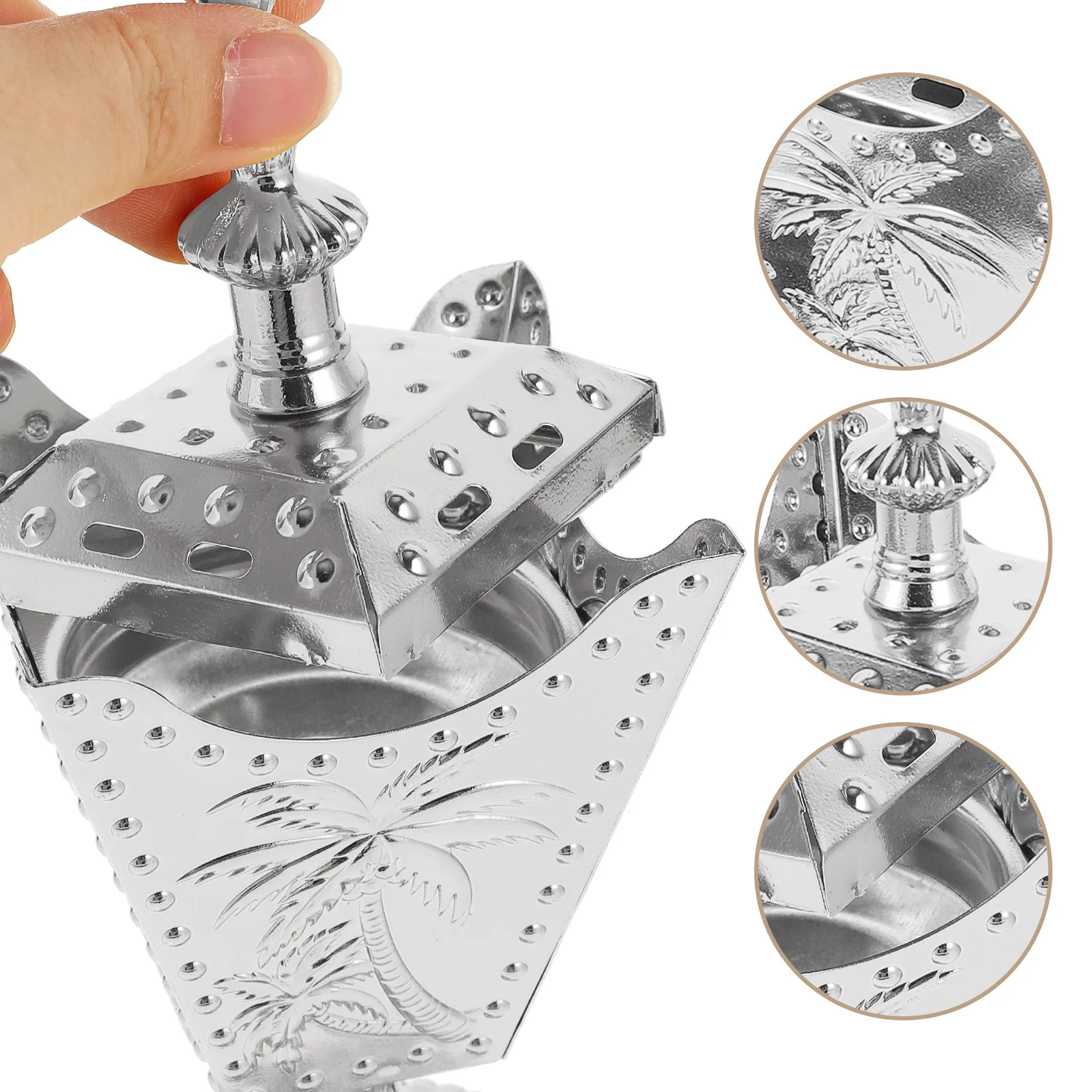 

Metal Electric Incense Burner Vintage Retro Iron Incense Holder Aromatherapy Relaxation Plug Home Eu Plug