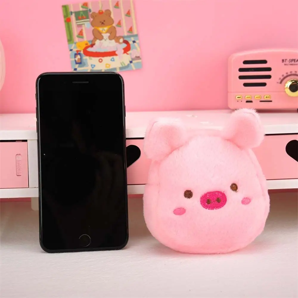 

Cartoon Children Pig Avocado Mini Plush For Girls Card Holder Zipper Purse Wallets Korean Money Bag Women Coin Purse