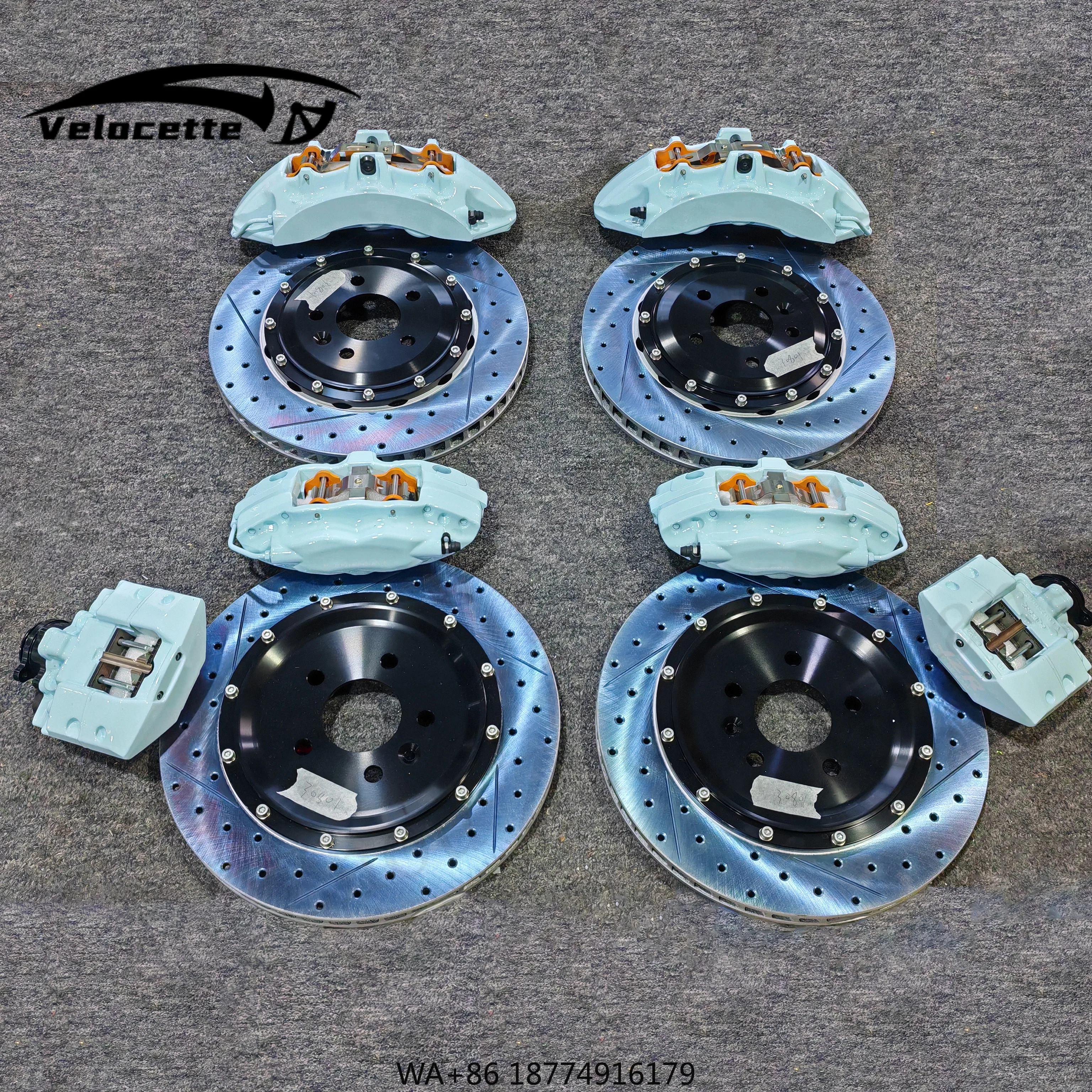 

V6 Rear F40 4/6Pot Performance Brake Kit Front Racing Brake Caliper for 350Z Z33 370Z Q50 Q70 Q60 FX35 QX70 A8 GT6