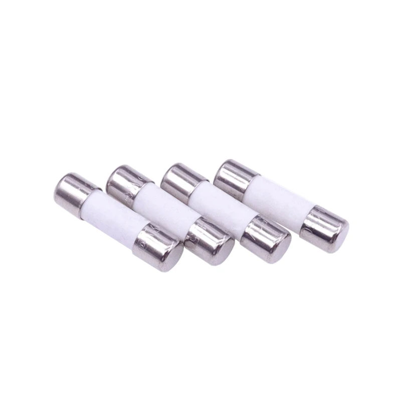 Ceramic Delay Break Slow Melting Fuse Tube 5x20/6 * 30mmT1A/2A/3A/3.15A/5A/8A/10A