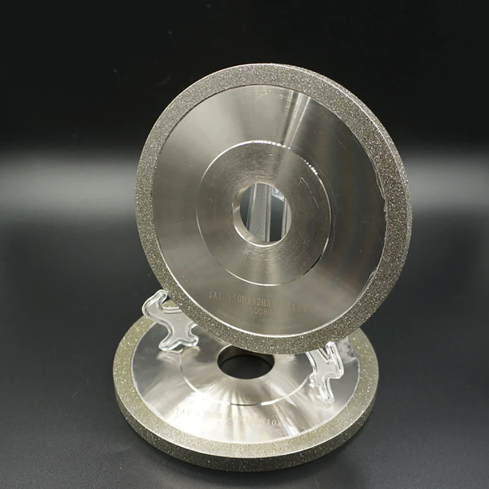 125/150mm Ceramic CBN Diamond Grinding Wheel – Tungsten Carbide Alloy Sharpening Tool (Parallel Emery Wheel)