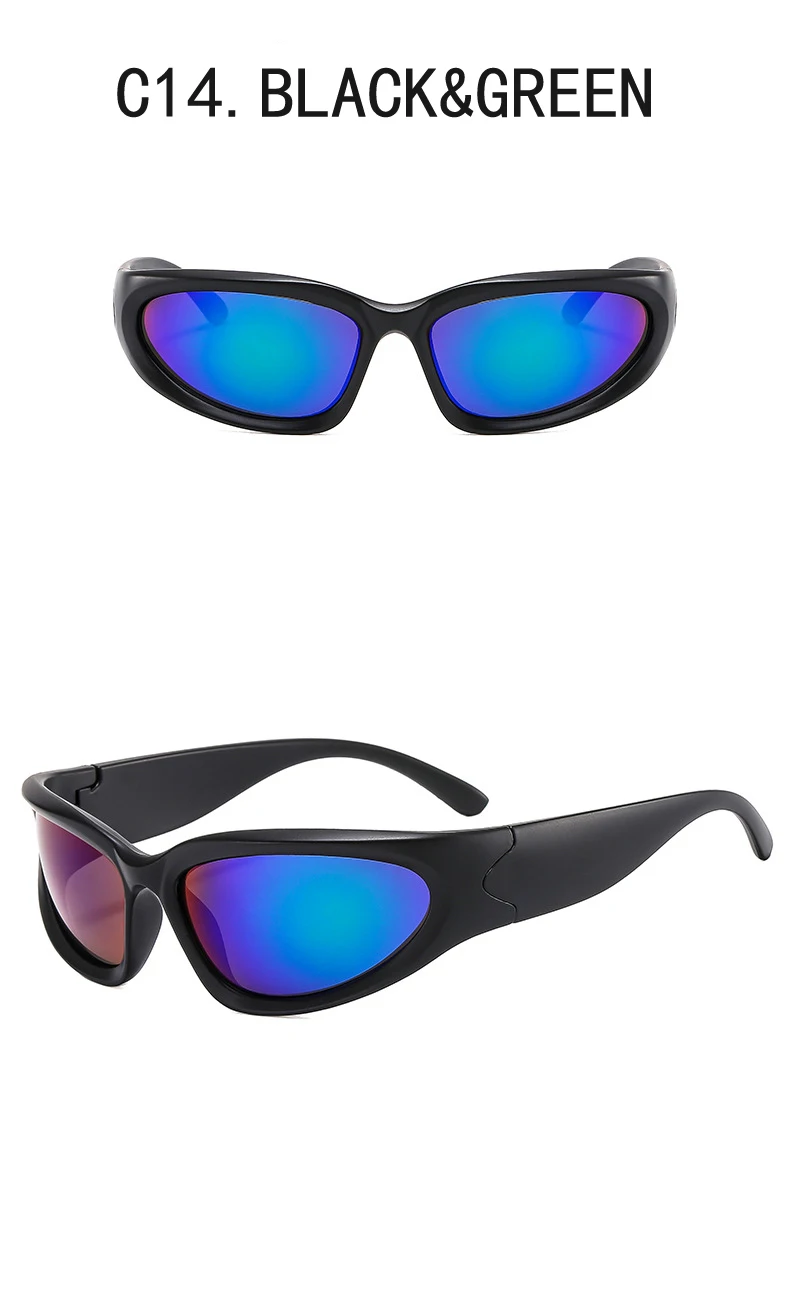 Steampunk Mode Goggle Frauen Sonnenbrille Weibliche Männer Punk Sonnenbrille Vintage Shades Brillen Dame Reiten Brillen UV400 – Detail 9