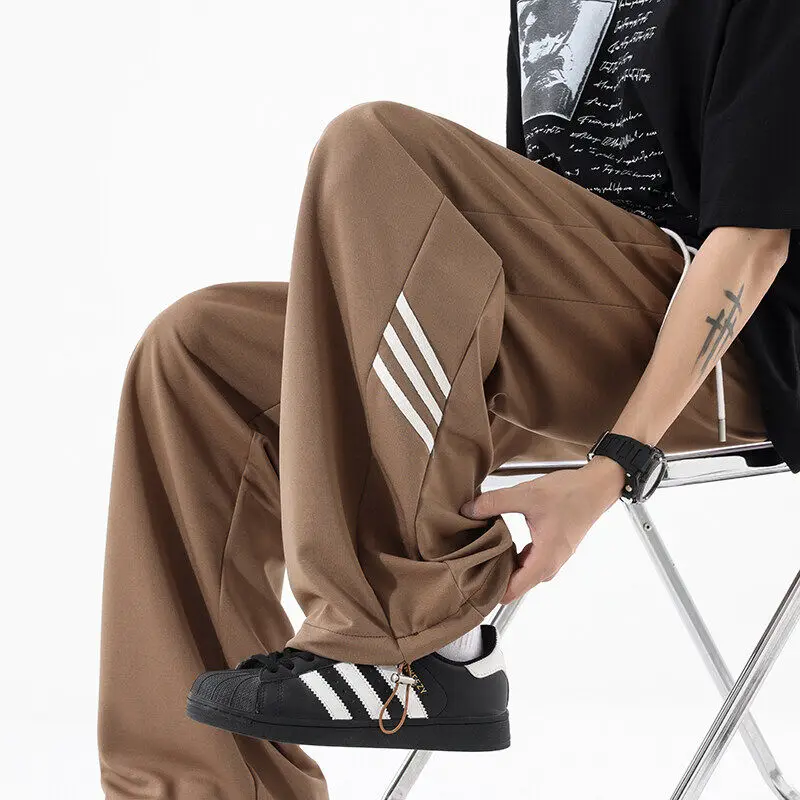 2025 super fire sweatpants men's loose lazy trend brand plankton handsome casual pants