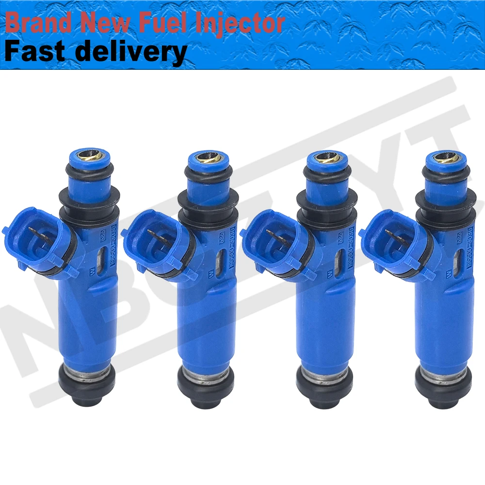 4 pezzi nuovi iniettori di carburante 195500-3030 1955003030 per Mazda MX-5 1998-2005 1.6 MK2 MK2.5