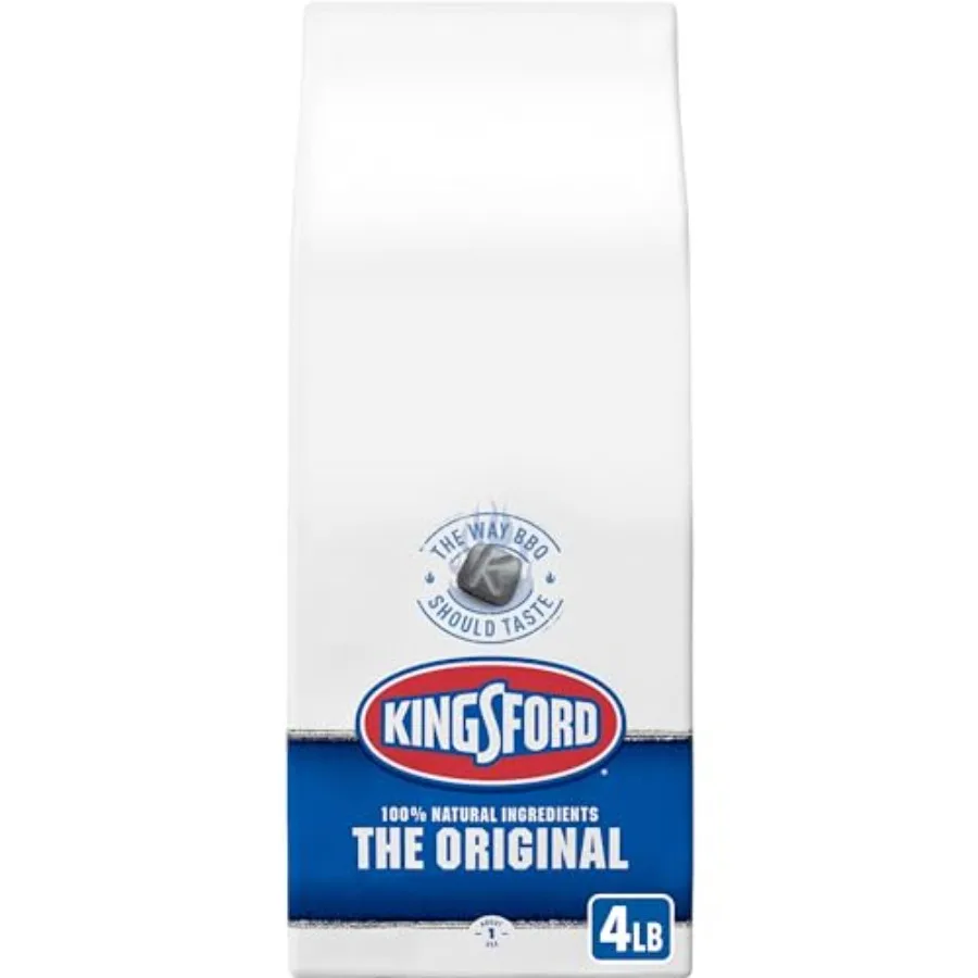 

Kingsford Original Charcoal Briquettes BBQ Charcoal for Grilling 4 Pounds Package May Vary Ideal for Outdoor Cooking Consistent