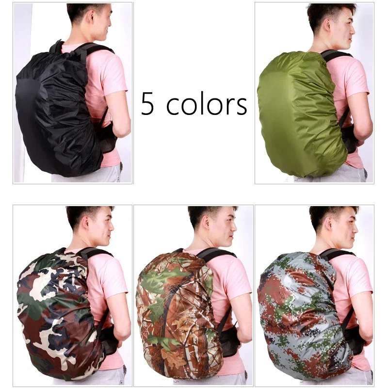 35L Outdoor Camping Hiking Mountaineering Backpack Bag Waterproof Rain Cap Cover Outdoor Climbing Dust Backpack Raincover Women