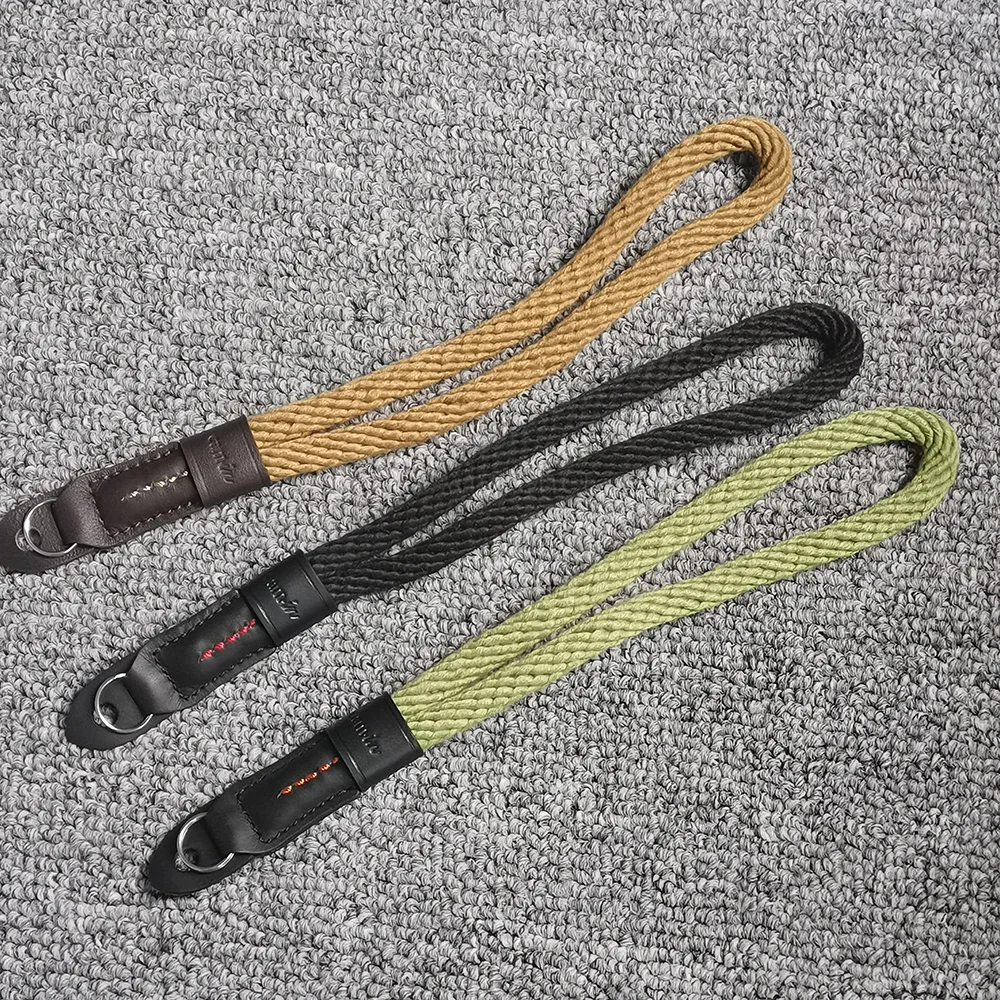 Cotton Camera Wrist Strap Quick Release Hand Belt for Fuji X100 Gr3 Nikon DSLR Mirrorless Camera Rope SLR
