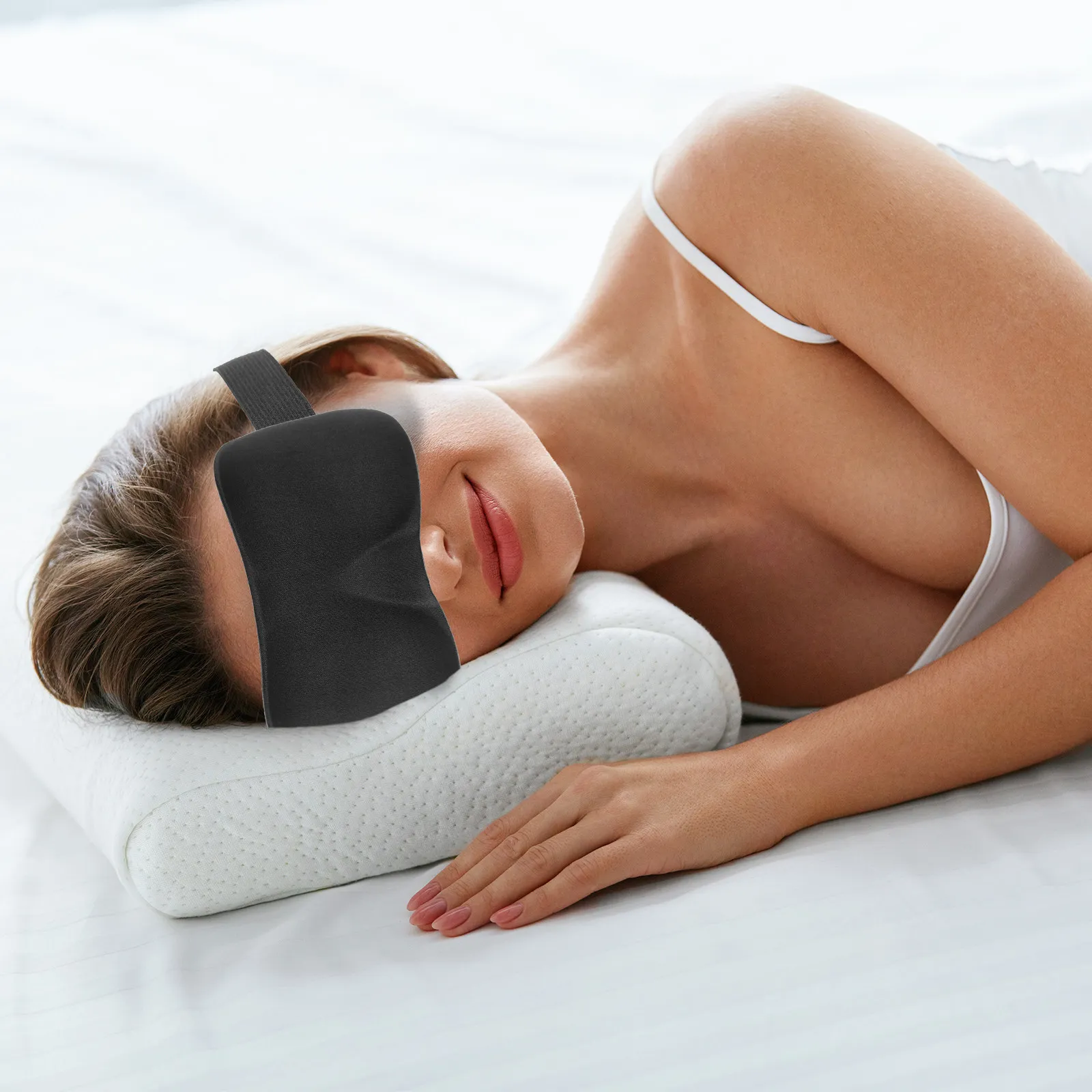 3Pcs Sleep Eye Masks Breathable Comfortable Nap Blindfolds Relax Eye Fatigue Improve Sleep Quality Traveling Eyes Patches