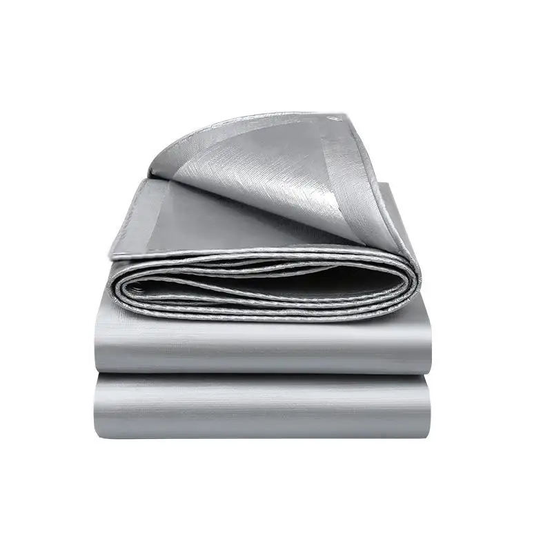 *New Sale Thickened Sunshade Tarpaulin Truck Outdoor Sunscreen Tarpaulin Waterproof Double Silver Sunshade Cloth Rainproof Cloth