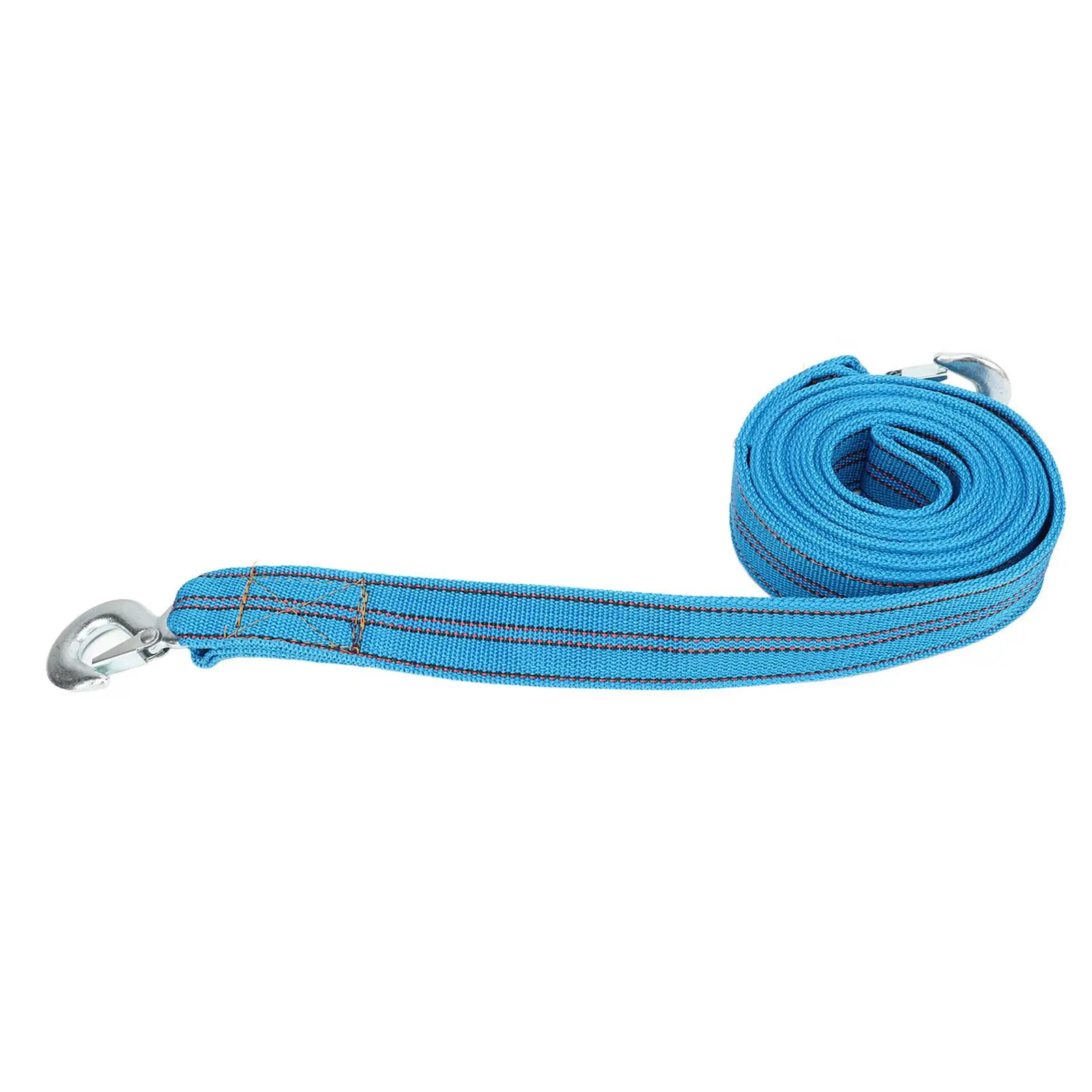 Tow Rope Nylon Towing Strap Heavy Duty Wide Application with Hook for atv for trailer for car