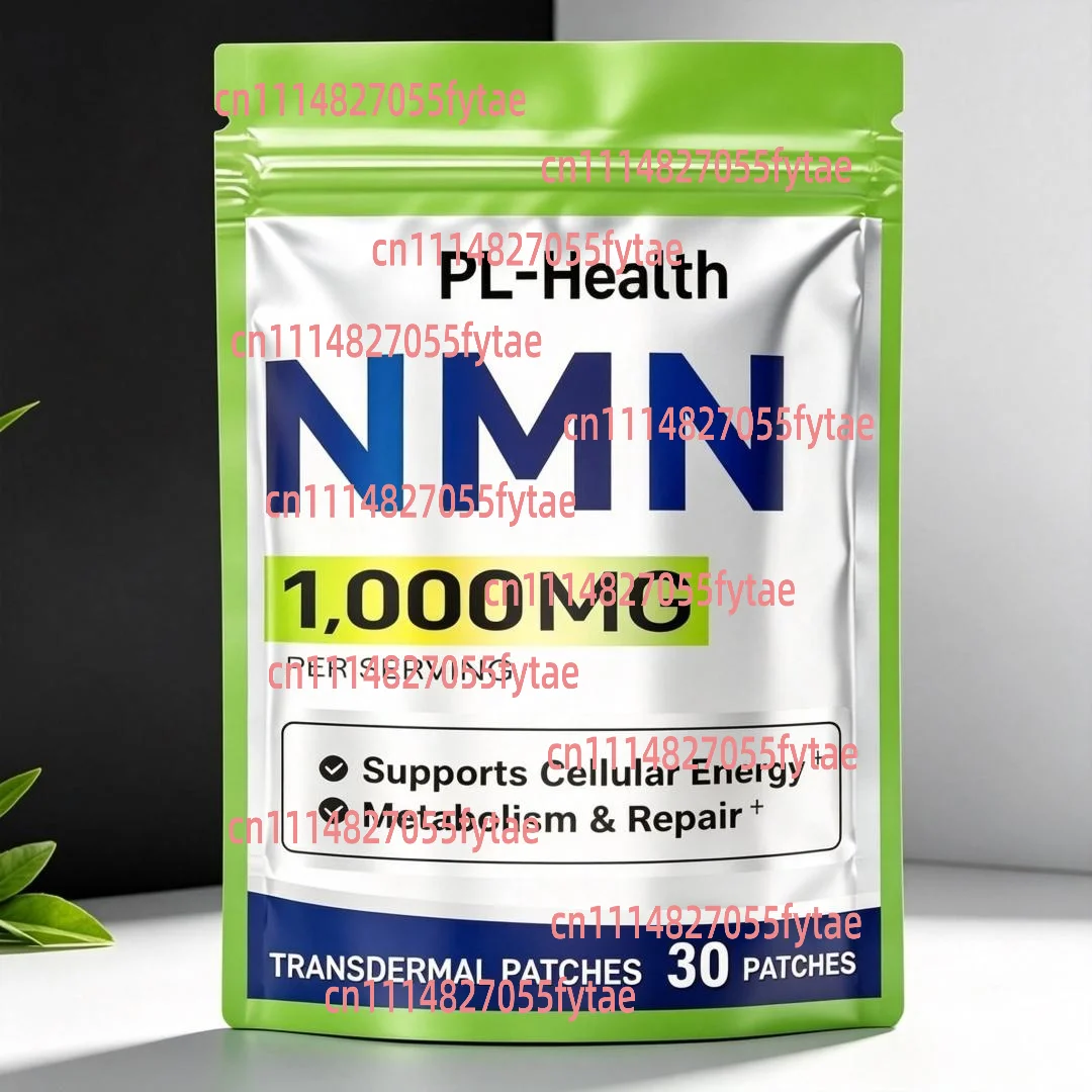 30 Patches NMN Transdermal Patches Pure Nicotinamide Mononucleotide,NAD+ Support Cellular Energy & Healthy Aging
