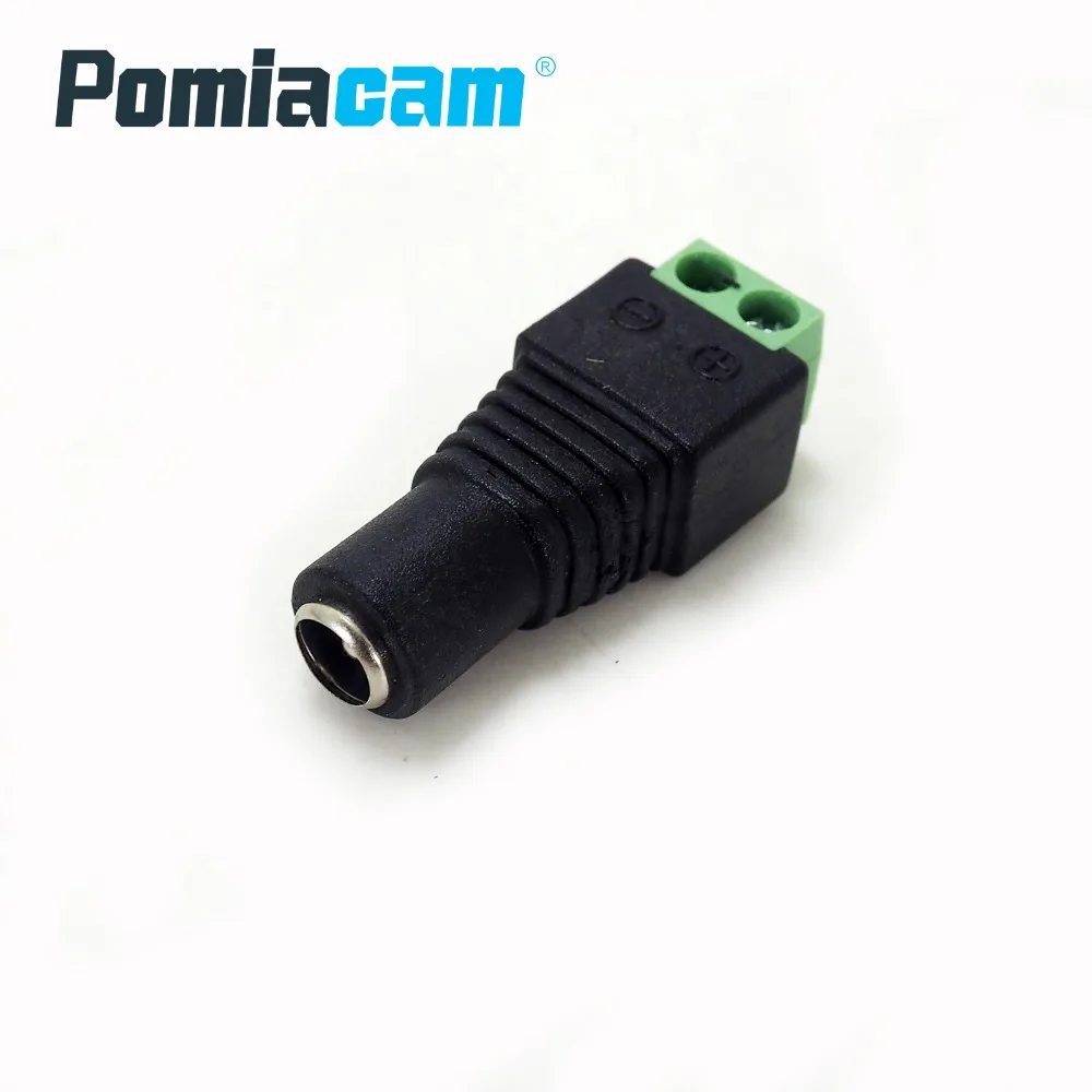 B-G4 100pcs/lot DC Power female Connectors plug 5.5 x 2.1mm jack Adapter Power Supply connector For Led Strip Light