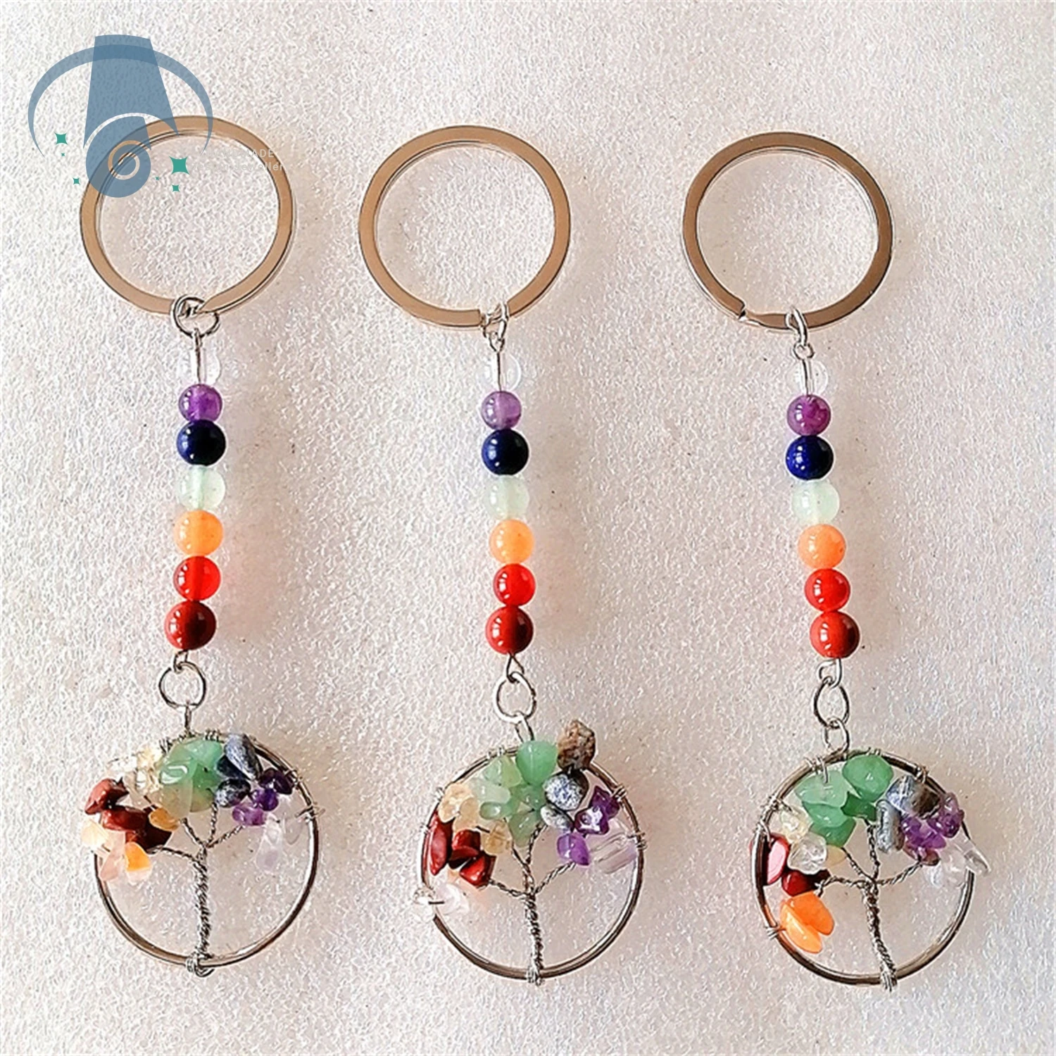 7-чакра, драгоценный камень, дерево жизни, кулон, брелок, целебные кристаллы, бусины из камня, брелок для пары, лучший друг, семья