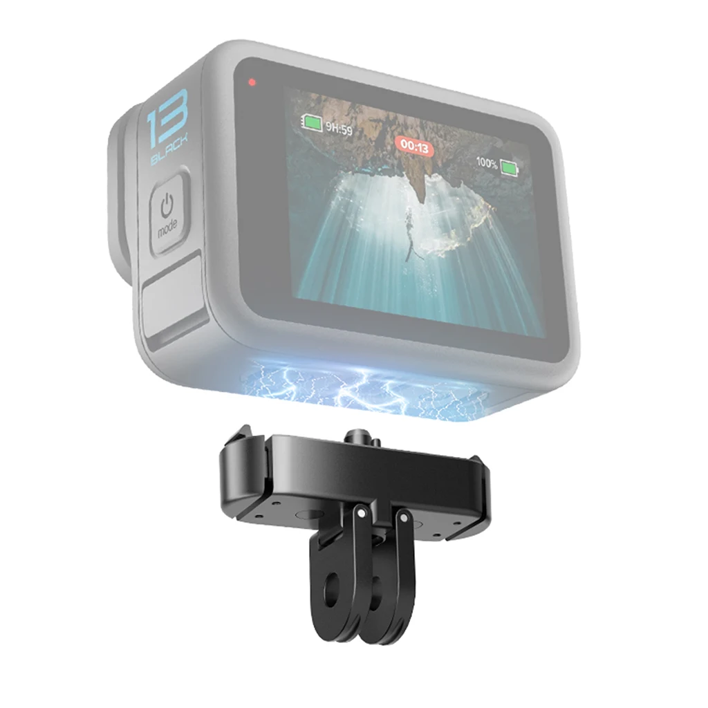 محول تركيب قاعدة مغناطيسي سريع التحرير لملحقات كاميرا الحركة GoPro Hero 13