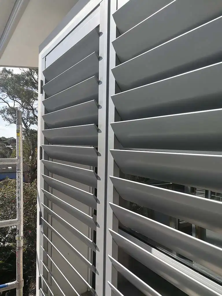 KAKADU Modern Aluminum Alloy 6065 Adjustable Louver Shutters KKD04 Model Factory Direct Residential Use Rectangle Exterior - view 6