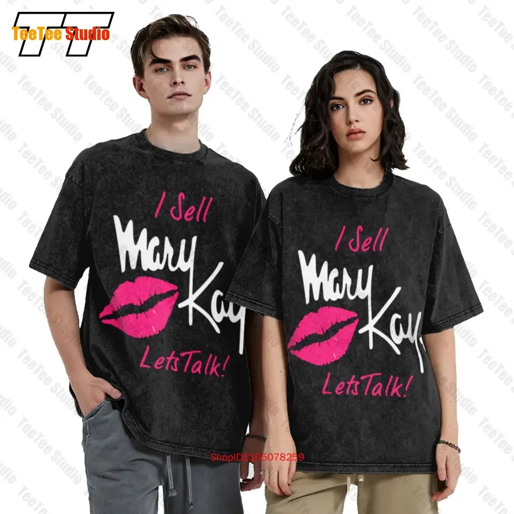 I Sell Mary Kay Lets Talk Lips Vintage Oversized T-Shirt RKXZ