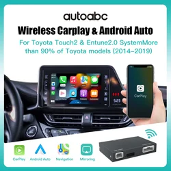 AUTOABC -Carplay Android Auto for Toyota Touch2 Entune 2.0 Highlander Tundra Sienna Prius Yaris Camry CHR Module Multimedia