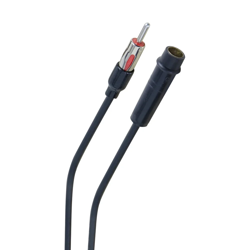 ユニバーサル 48 インチアンテナ延長ケーブルカーステレオ簡単インストールプラグアンドプレイ AM FM コネクタアップグレードオーディオシステム