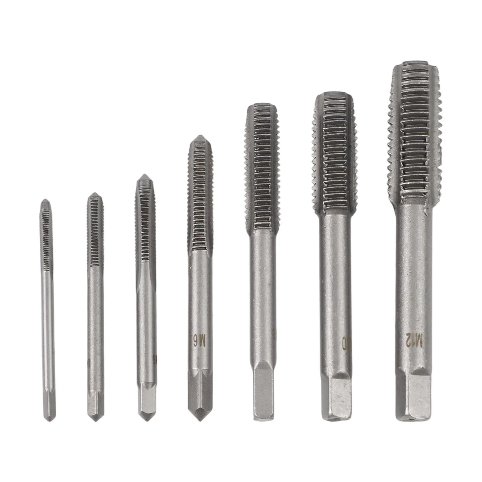 Spiral Pointed Tap Tap Drill Bits High Accuracy 7PCS For Processing Hand Tools Kit-M12 Metric Replacement High Quality