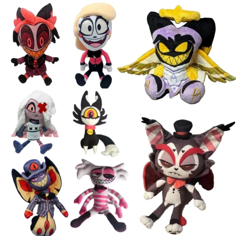 Hazbin Hotel Peripherals Classic Adam Plush The Exorcist Plush Fat Nuggets Pillow Toy Anime Stuffed Toy Sofa Ornament Kids Gifts