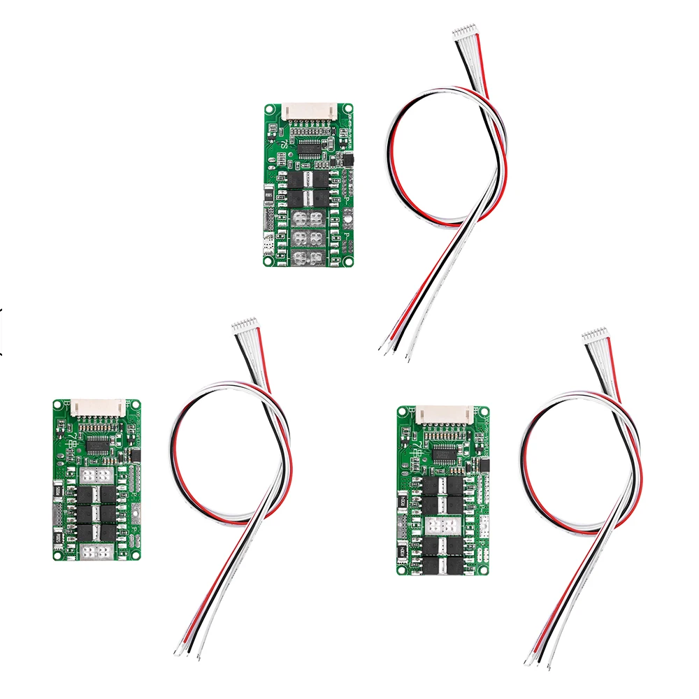 Scheda di protezione della batteria al litio BMS 7S 24V stessa porta 10A 15A 18A Inverter di stoccaggio con equalizzazione e protezione della