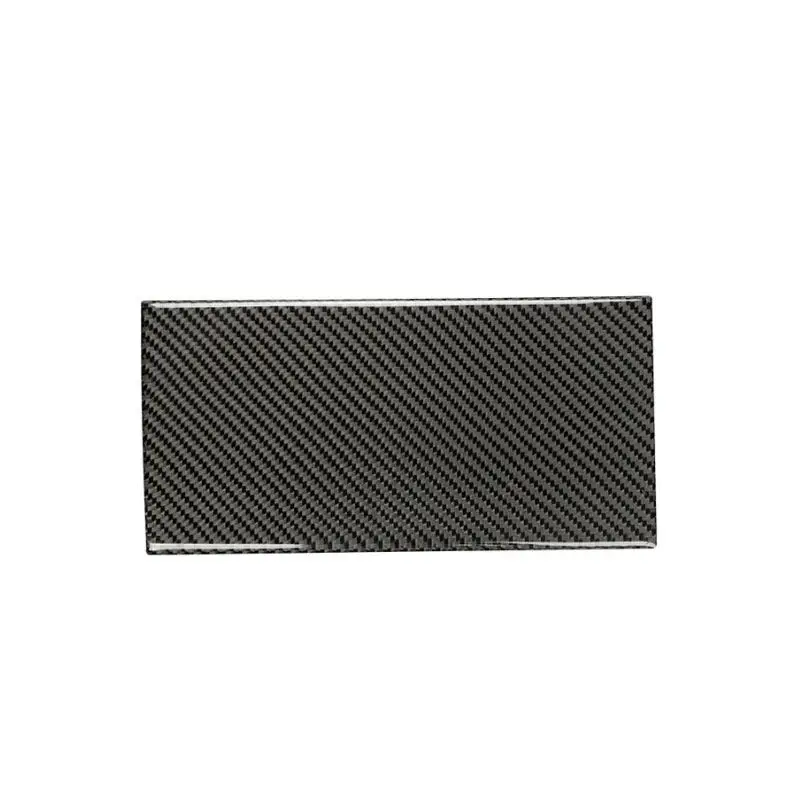 Car Accessories Center Gear Shift Panel Water Cup Holder Cover For Mazda 3 Axela BP 2020 2021 2022 2023 Soft Carbon Fiber Trim view 3