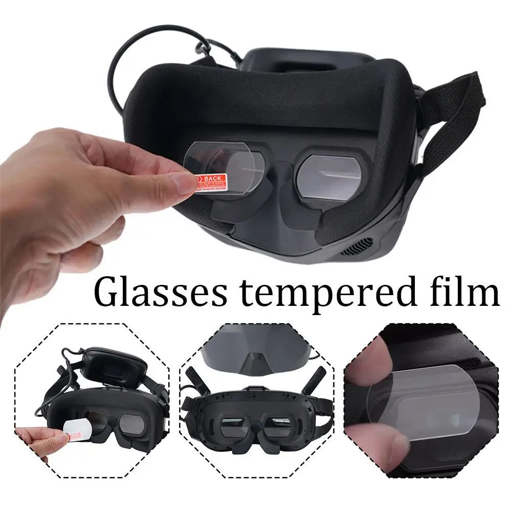 Protective Film For DJI N3 Flight Goggles Tempered Film HD Protective Film Anti Scratch Dust Proof With Installation Tool Access