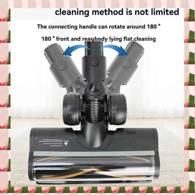 

A57I Vacuum Electric Floor Brush For Dreame R10 R20 R30 V6 V8 Spare Parts Floor Soft Roller Brush Head With LED Dust Lights