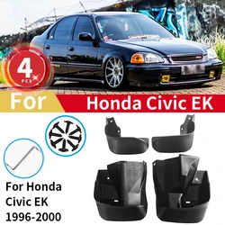4Pcs Guards Front Rear Mud Flaps Mudguard For Honda Civic EK Coupe Sedan 1996 1997 1998 1999 2000 Fender Mudflap Car Accessories