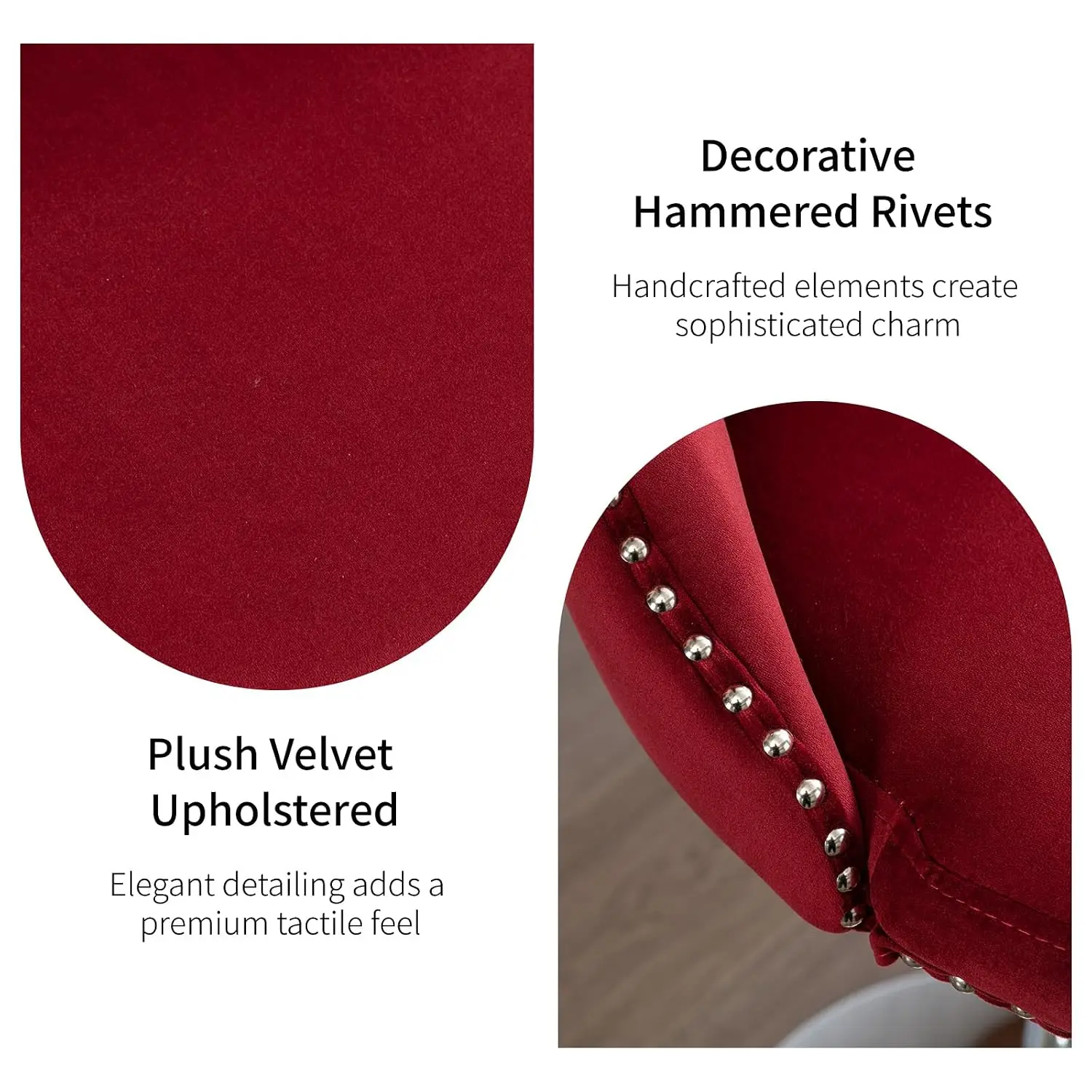 Velvet Swivel Bar Stools Set of 6, Adjustable Counter Height Tufted Back Metal Base Kitchen Dining Chairs, Customized - view 6