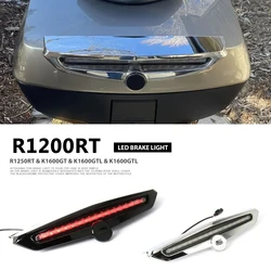 Motorcycle Accessories LED Brake Light Top Case Cover 49L Black Chrome For BMW R1200RT R1250RT K1600GT K1600GTL Exclusive