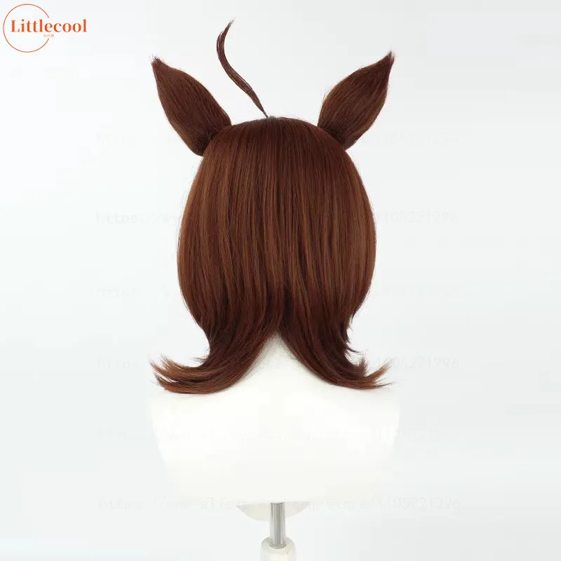 High Quality Uma Musume Pretty Derby Agnes Tachyon Cosplay Wig Anime Game Role Play Party Prop Heat Resistant Hair Wigs +WigCap