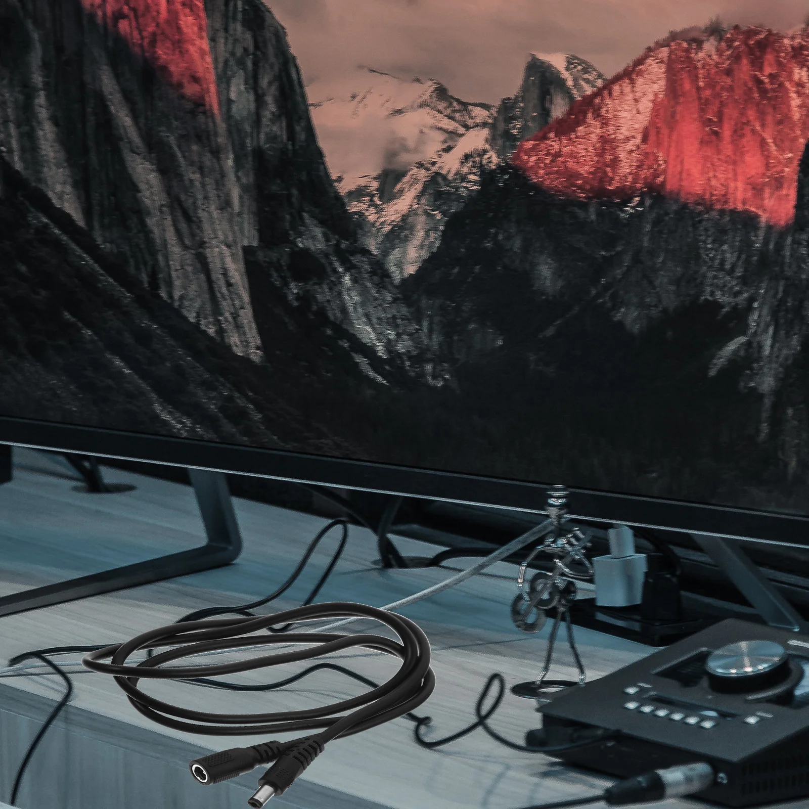 

2Pcs Dc Power Extension Cable Male Female Copper PVC Extension Cord for LED Strip Cctv Camera Dvr Adapter Extender Cords