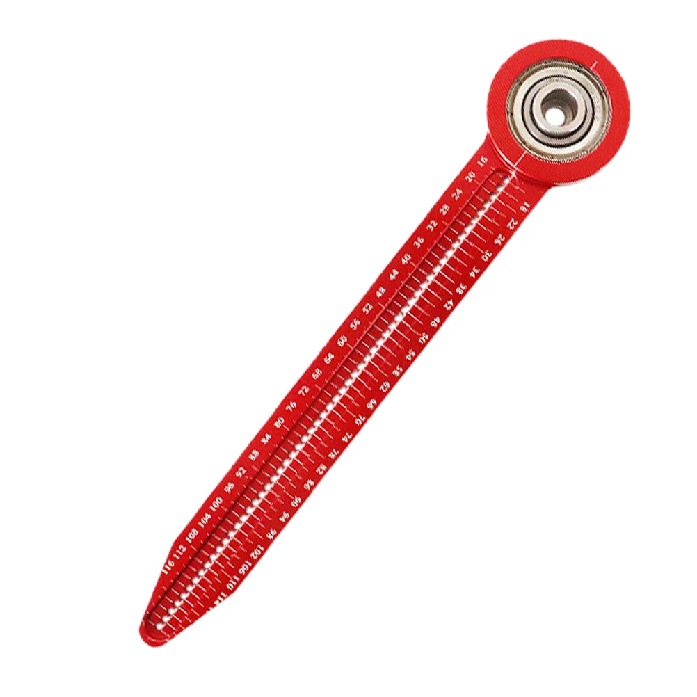 

Compass Portable Drawing of Circle Professional Carpentry Carpenter Ruler Red for Circles Marking Tool Student