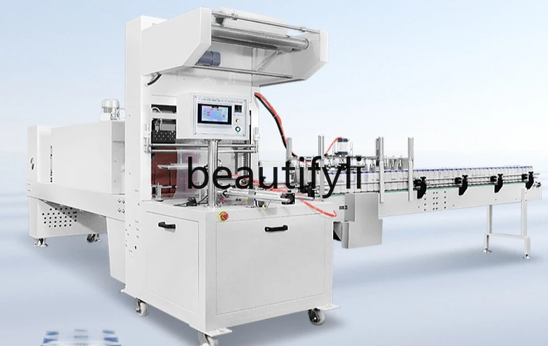 Confezionatrice per film termoretraibile in PE completamente automatica a manicotto, grande cartone personalizzato per bevande, acqua minerale, birra