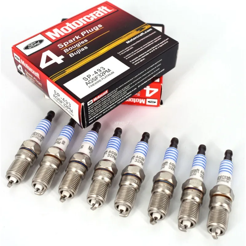 8PC Geuine Platinum Spark Plugs Motorcraft SP493 AGSF32PM For Ford 4.6L 5.4L V8