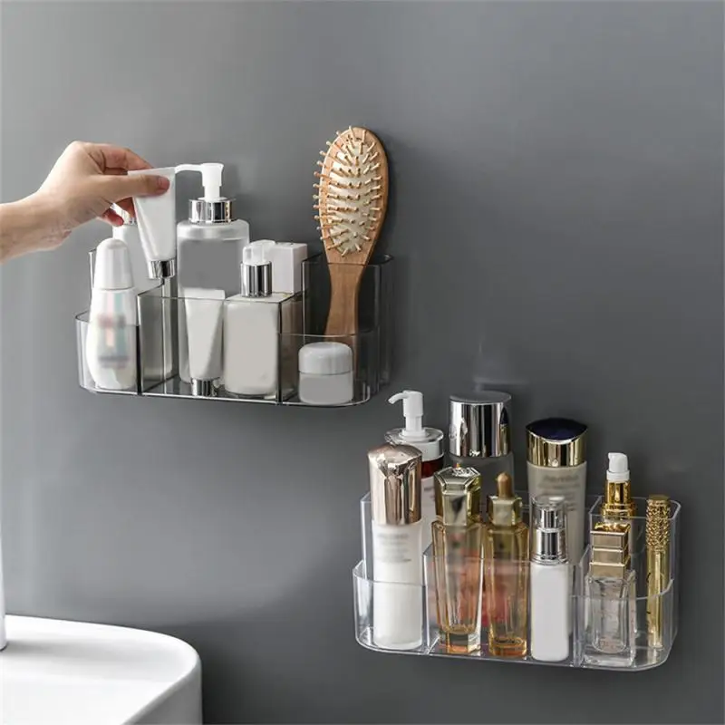

26x11x11cm Makeup Container Transparent Storage Tools Ps Organizing Rack Home Kitchen Accessories Makeup Organizer Nordic