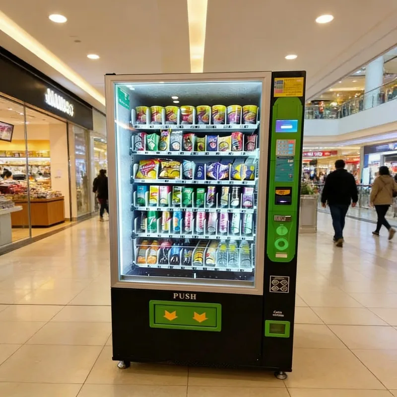Customized Fully Automated Vending Machine for Snack and Beverages Food and Beverage Vending Machines