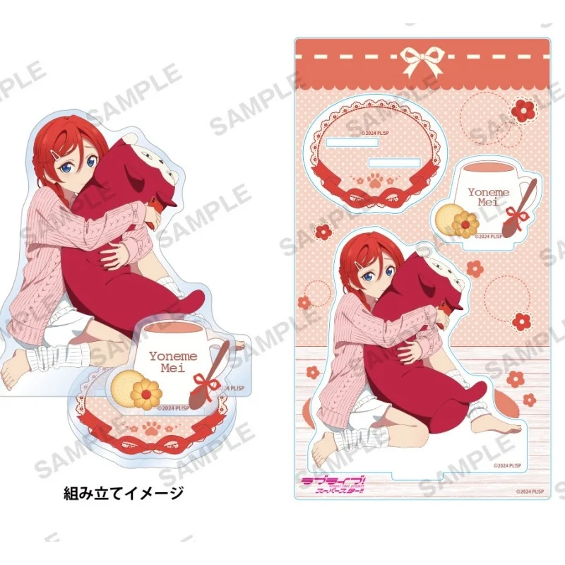 Love Live! Superstar!! Shibuya Kanon Relaxing Night Market Edition Ver Acrylic Stand Model Plate Keychains Desk Decor