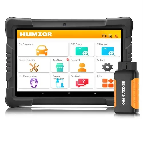 Humzor NexzDAS Pro 10inch Tablet Full System Auto Diagnostic Tool Professional OBD2 Scanner with IMMO/ABS/EPB/SAS/DPF/