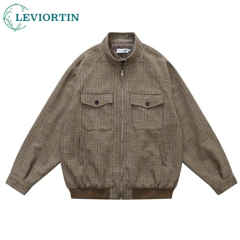 

Male Spring and Autumn Trendy Brand Retro Three Dimensional Cutting Design Fashionable Loose and Versatile Couple's Work Jacket